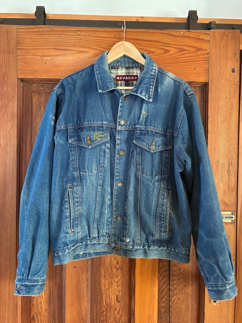 Embroidered Vintage Nevada Jean Jacket